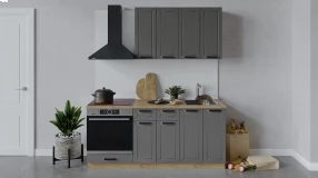 Кухонный гарнитур «Лорас» длиной 180 см со шкафом НБ