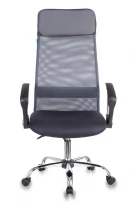 Кресло руководителя KB-6N Ткань, Сетка, Искусственная кожа, Темно-серый TW-04 (сетка)/Темно-серый TW-12 (ткань)